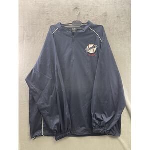 San Diego Padres Cutter & Buck Mens DryTec Edge Half Zip Jacket Navy Blue 1/4 XL